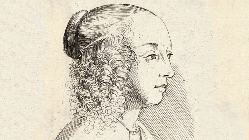 illustration of woman with curly hair